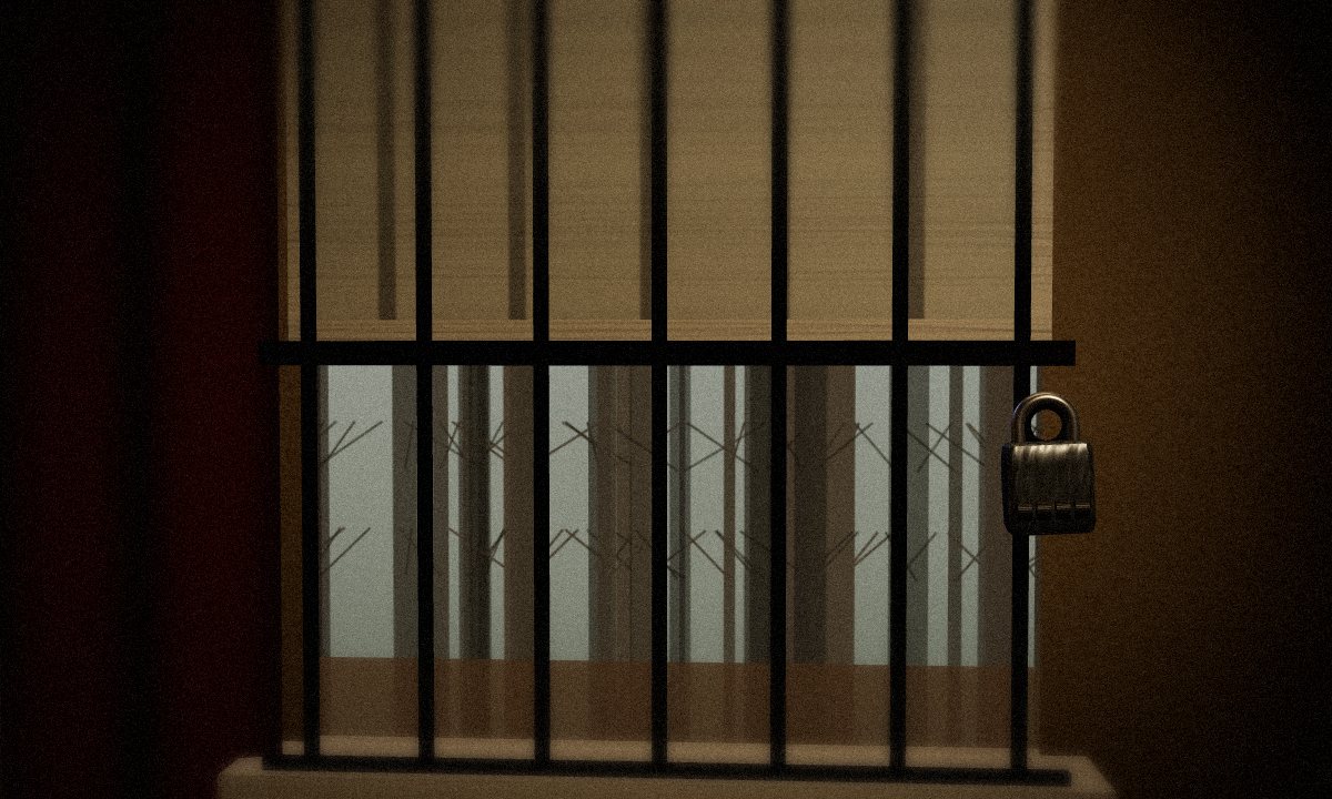 Back Window in the escape room