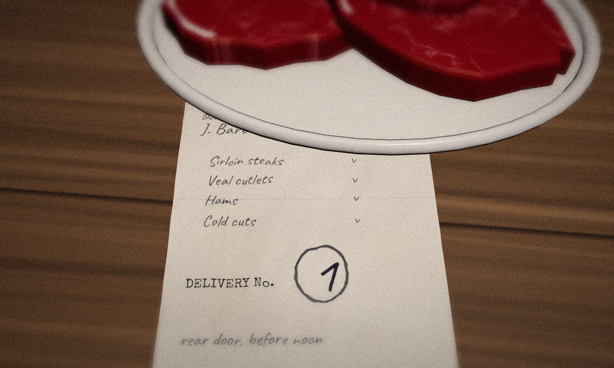Butcher's Bill in the escape room