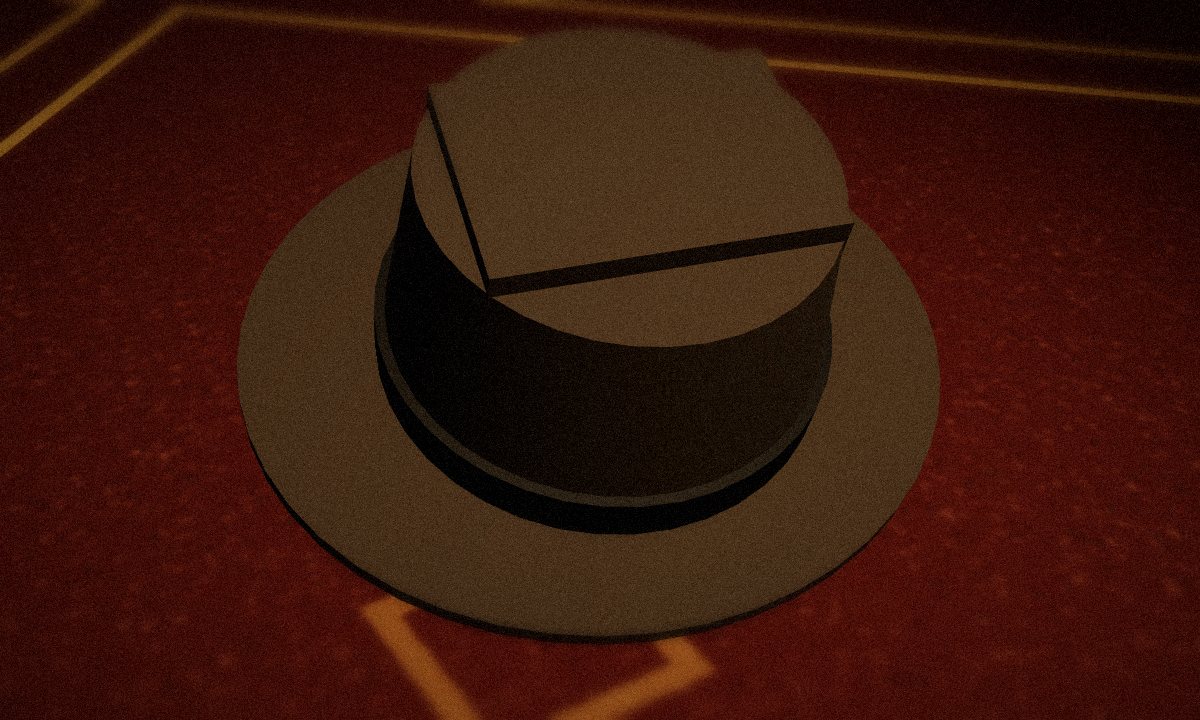 Discarded Hat in the escape room