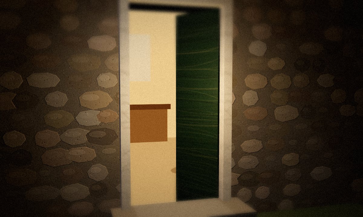 Kitchen Door in the escape room