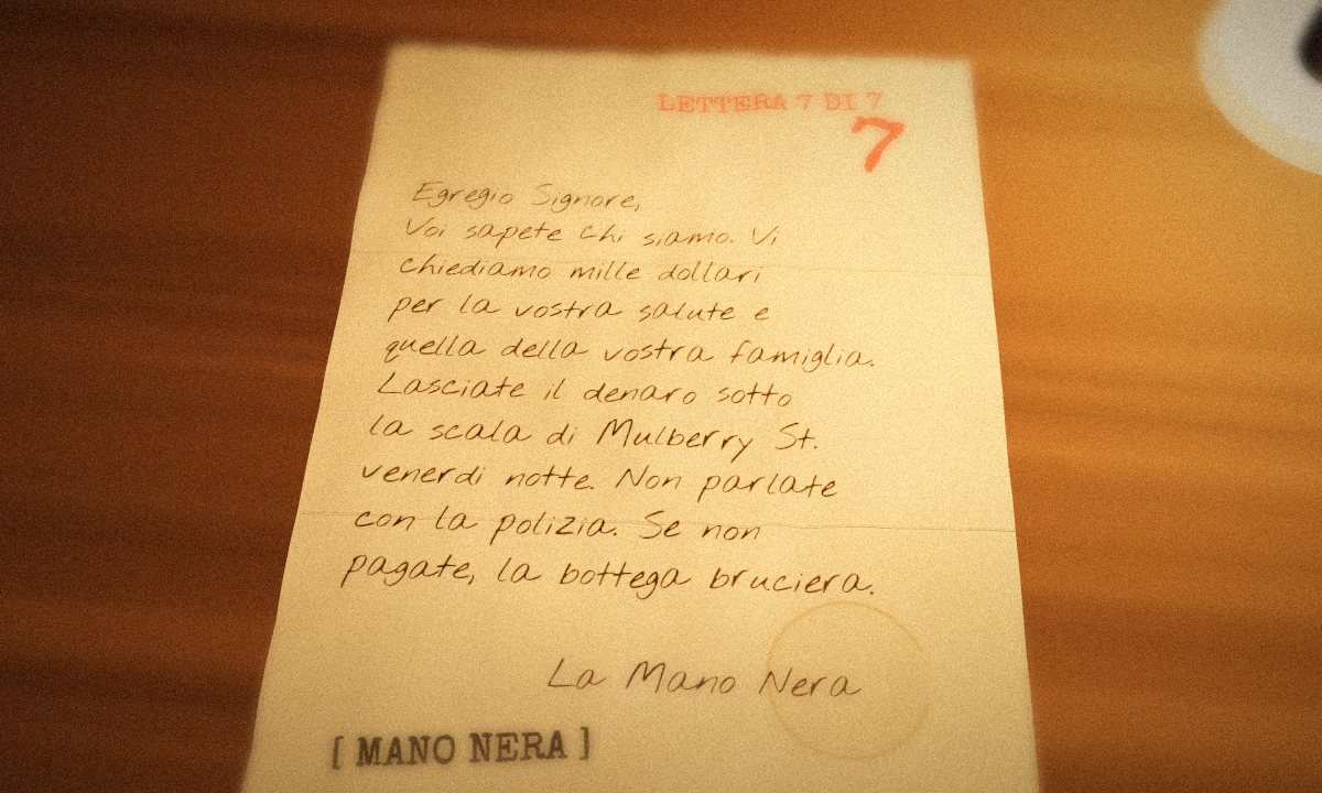 The Letter in the escape room