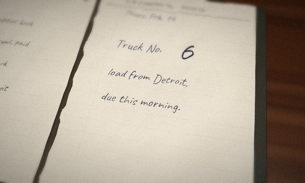 Dispatch Book in the escape room