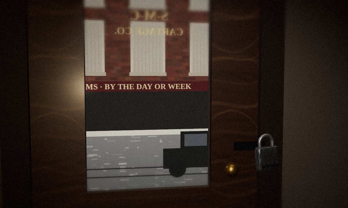 Front Door in the escape room