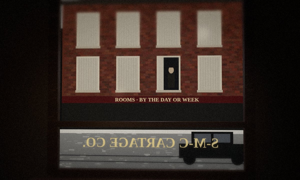 Front Window in the escape room
