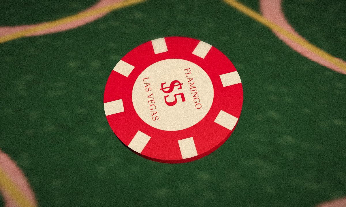 Casino Chip in the escape room