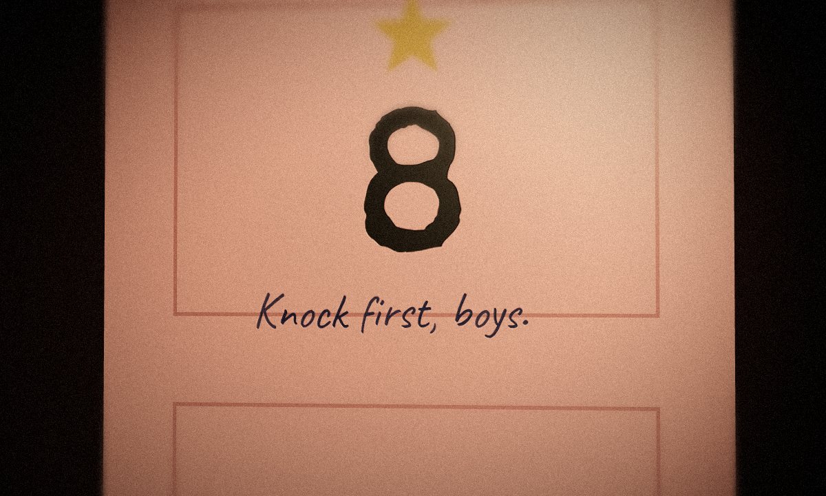 Dressing Room Door in the escape room
