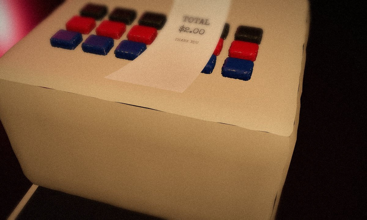 The Cash Register in the escape room