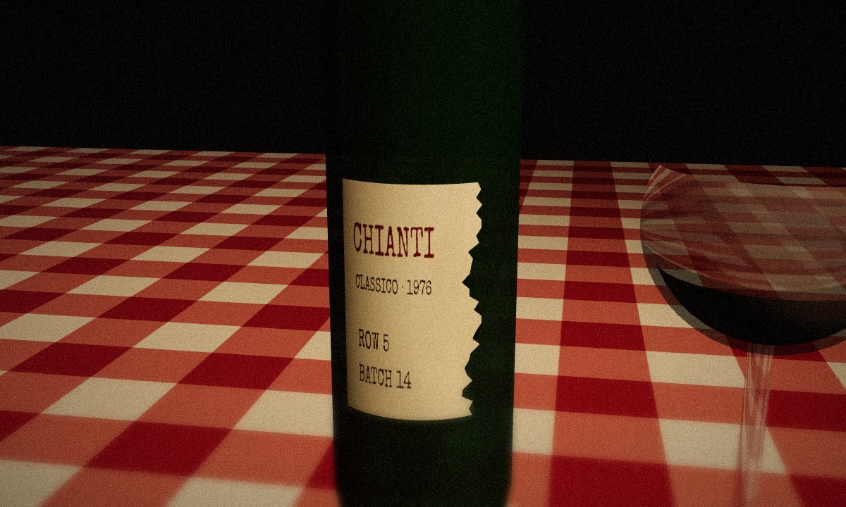 Chianti Bottle in the escape room