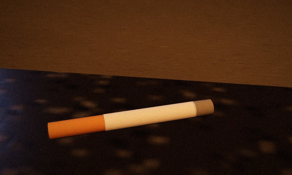 Cigarette in the escape room