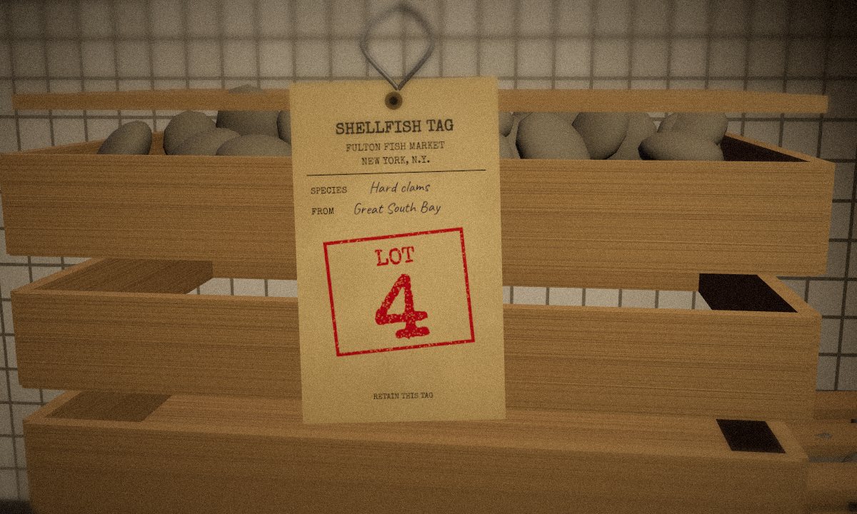 Clam Crates in the escape room