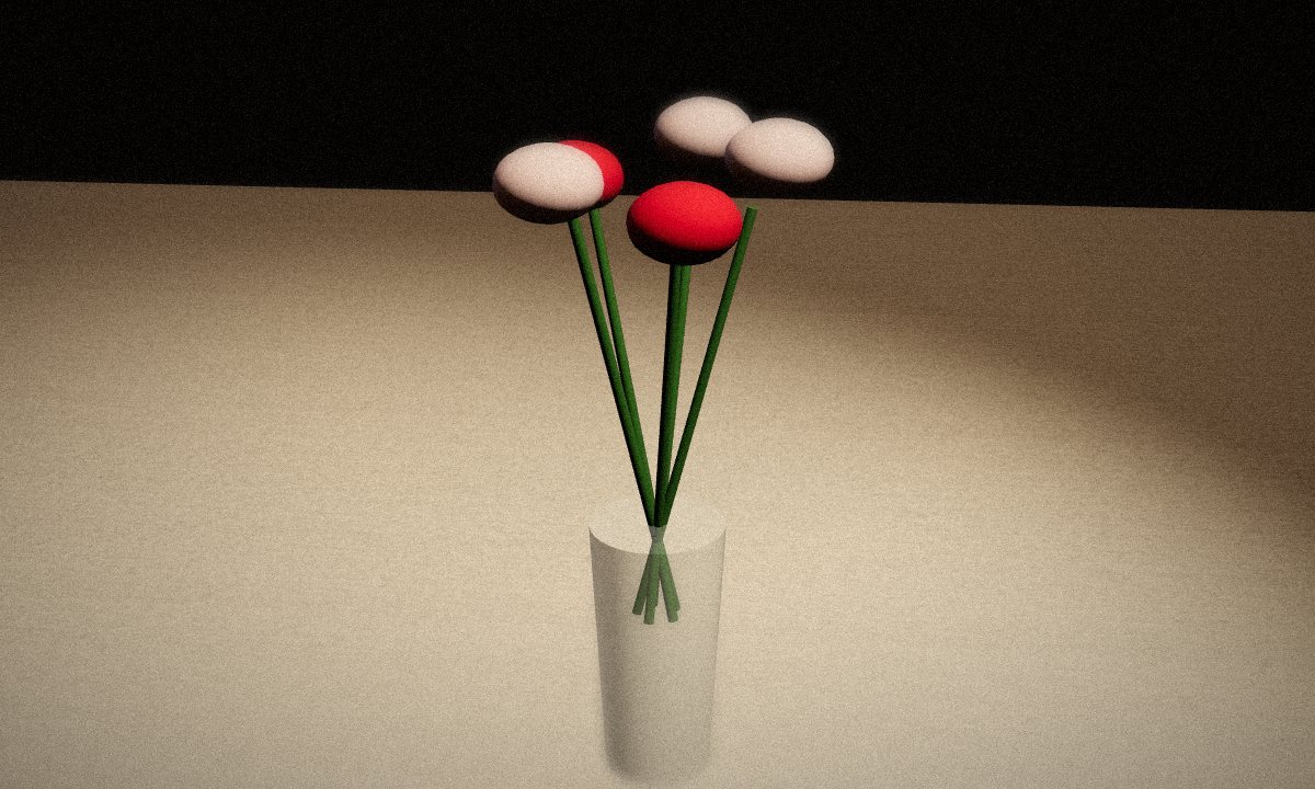 Table Flowers in the escape room