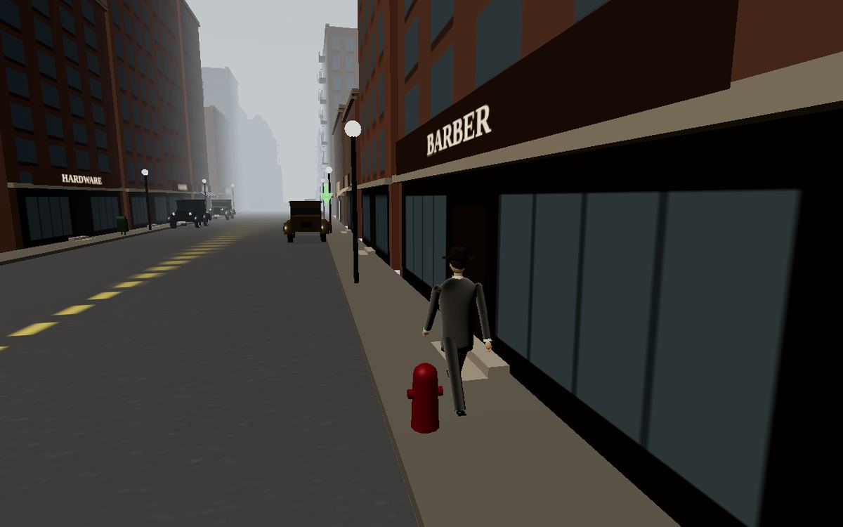 Getting to the Clark Street Garage in the game