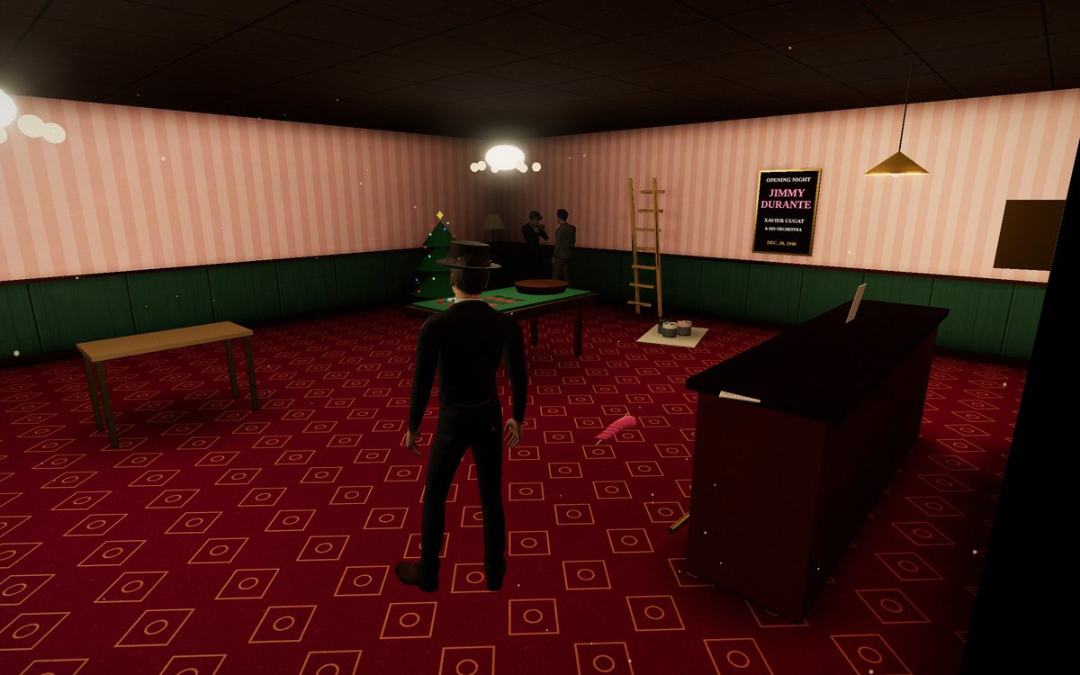 Searching the Flamingo for clues