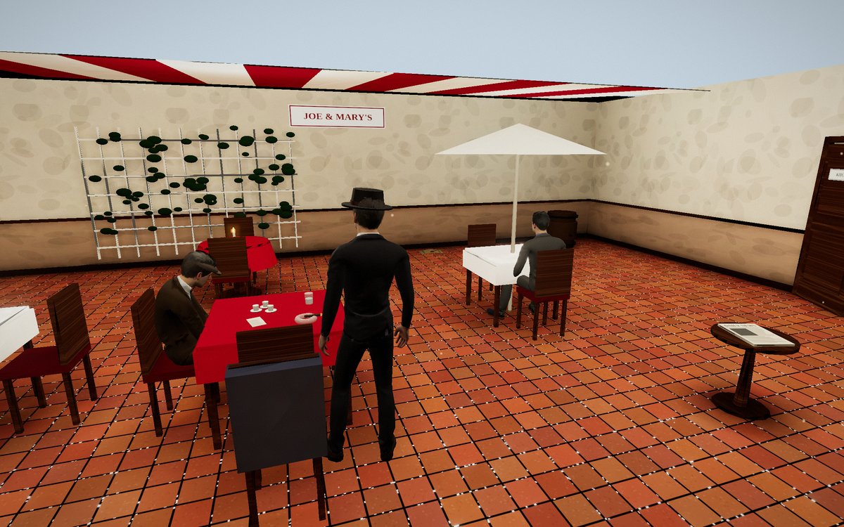 Searching Joe and Mary's for clues